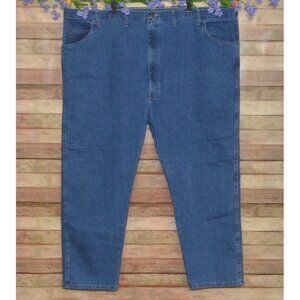 Wrangler Rugged Wear Men's Denim Straight Leg Blue Jeans Big & Tall 56X30